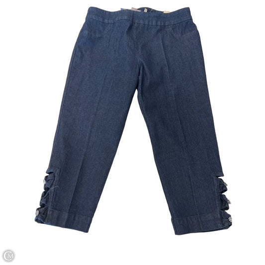 Capris By Soft Surroundings In Blue Denim, Size: Xlp
