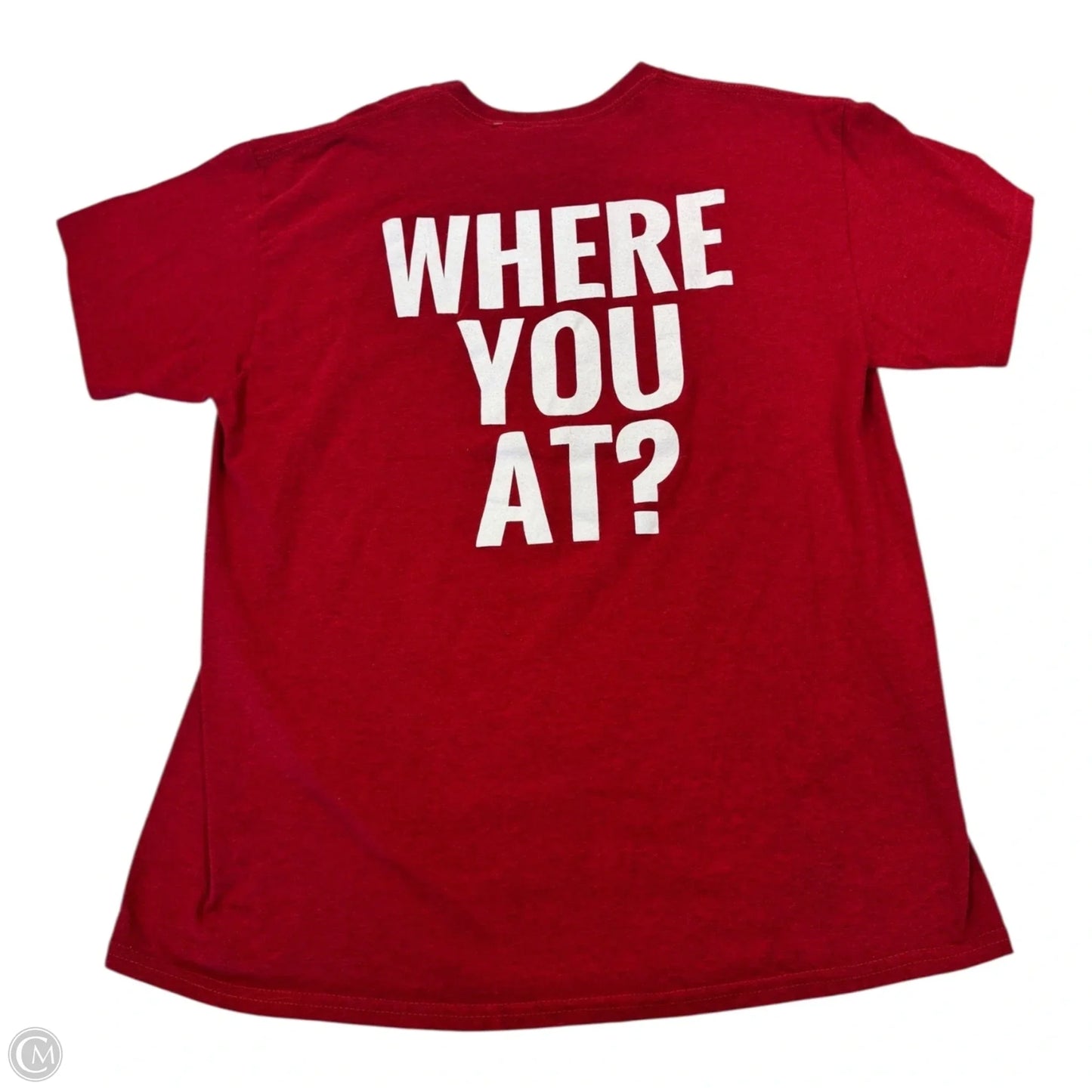 Top Short Sleeve Basic By Gildan In Red, Size: L