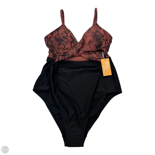 Swimsuit By Kona Sol In Animal Print, Size: S