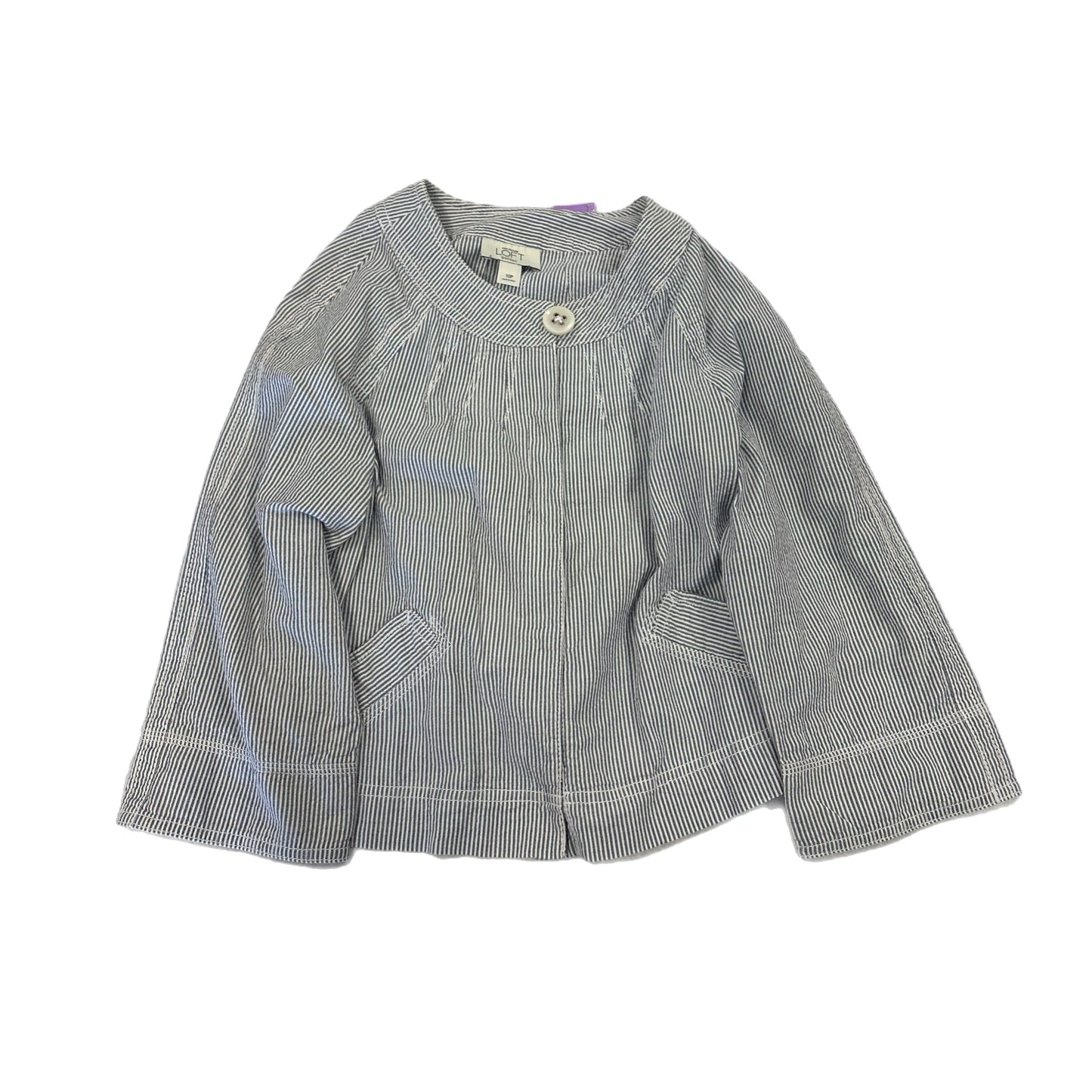 Jacket Shirt By Loft  Size: 10petite