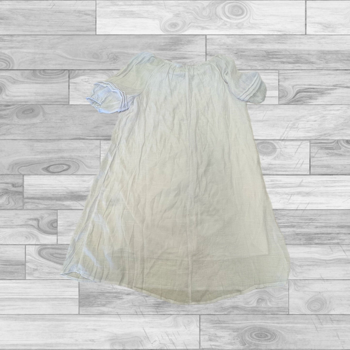 White Dress Casual Short Mlle Gabrielle, Size L