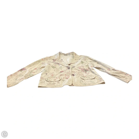 Jacket Other By Chicos In Tan, Size: Xl