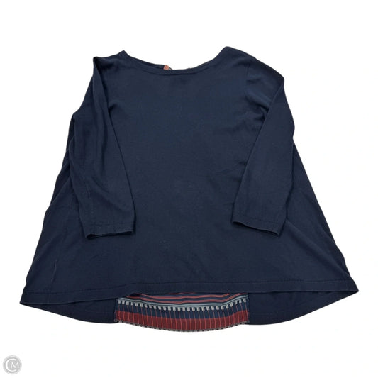 Top Long Sleeve By Loft In Multi-colored, Size: M