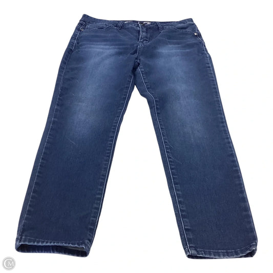 Jeans Skinny By Seven 7 In Blue Denim, Size: 12