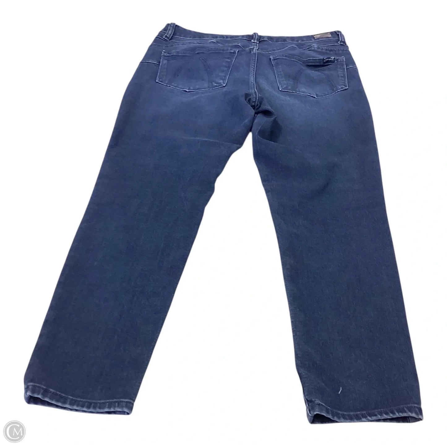 Jeans Skinny By Seven 7 In Blue Denim, Size: 12