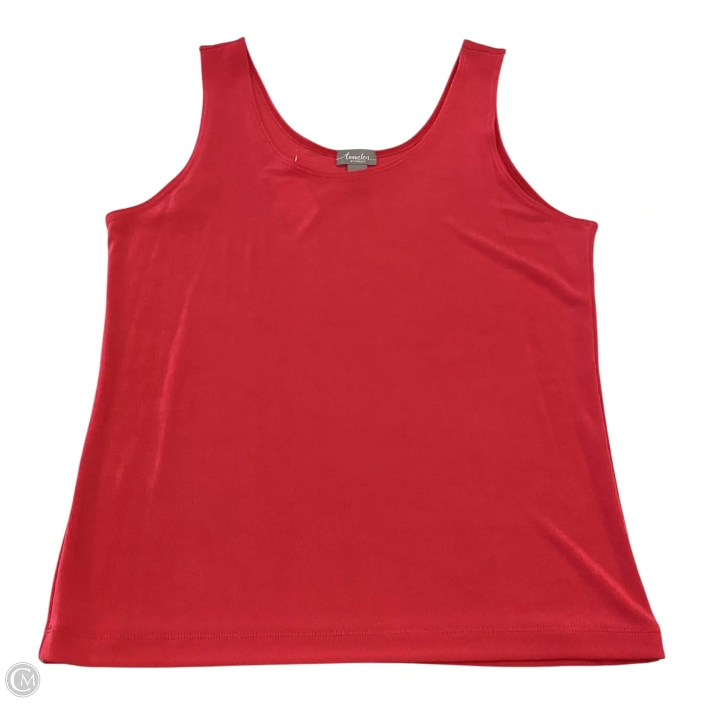 Top Sleeveless By Chicos In Pink, Size: L