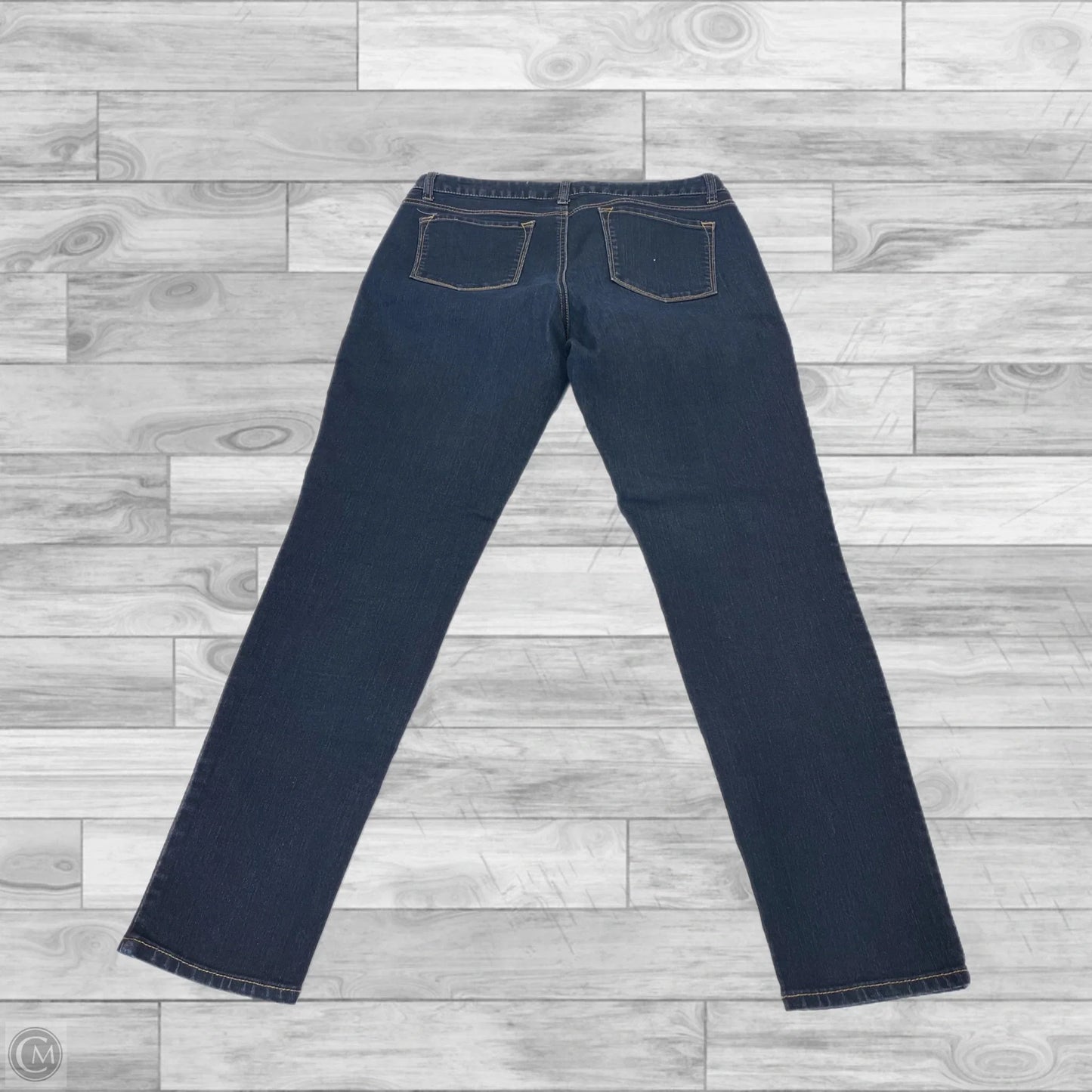 Jeans Skinny By Apt 9 In Blue Denim, Size: 10