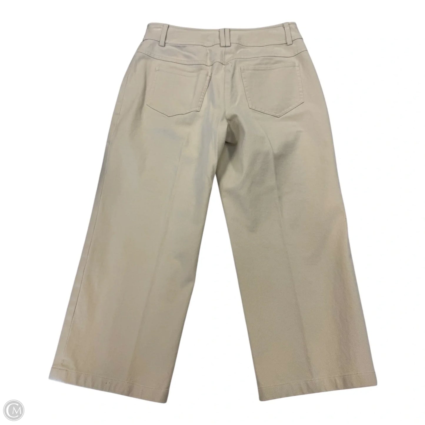 Capris By Peck And Peck In Khaki, Size: 2petite