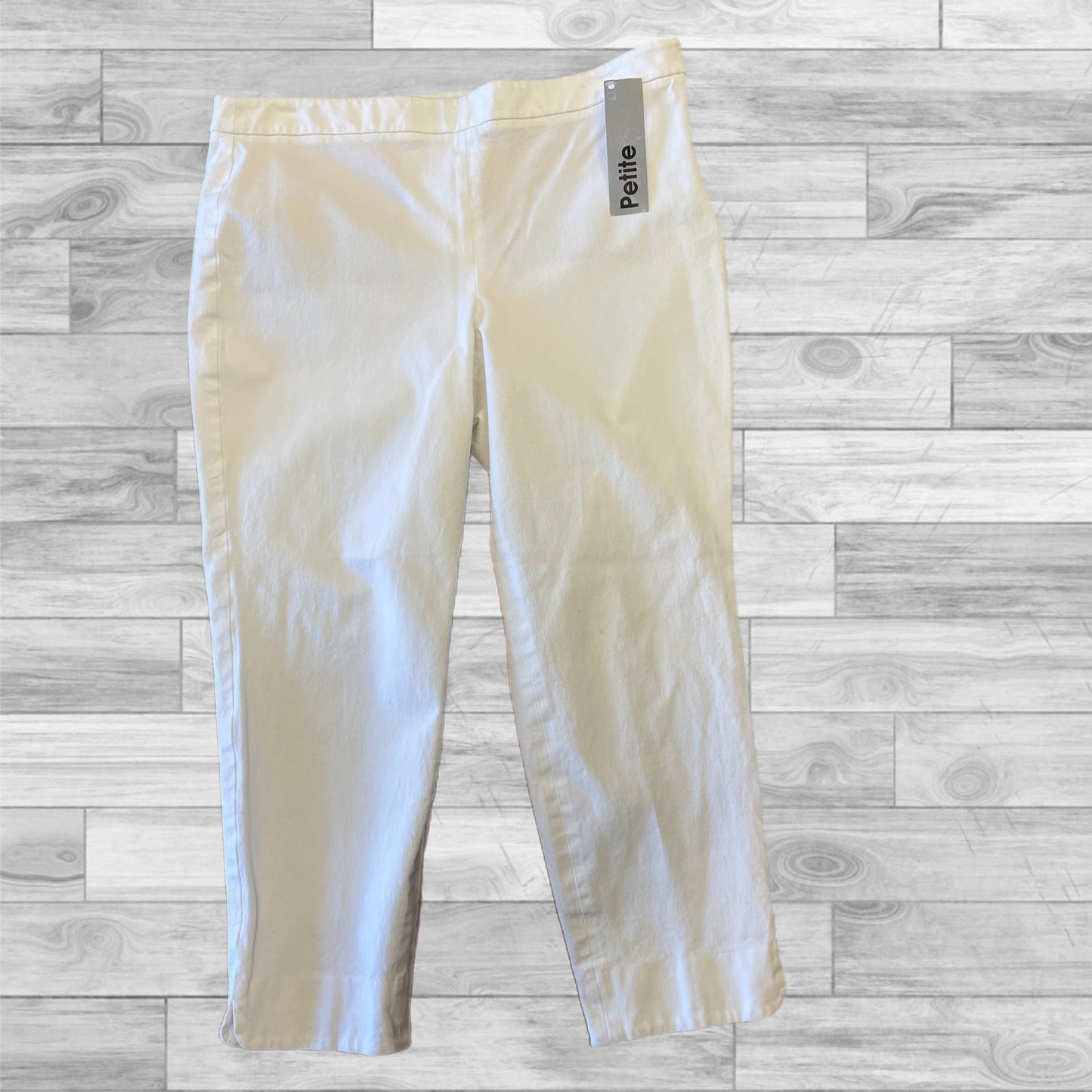 Pants Dress By Talbots In White, Size: 14petite