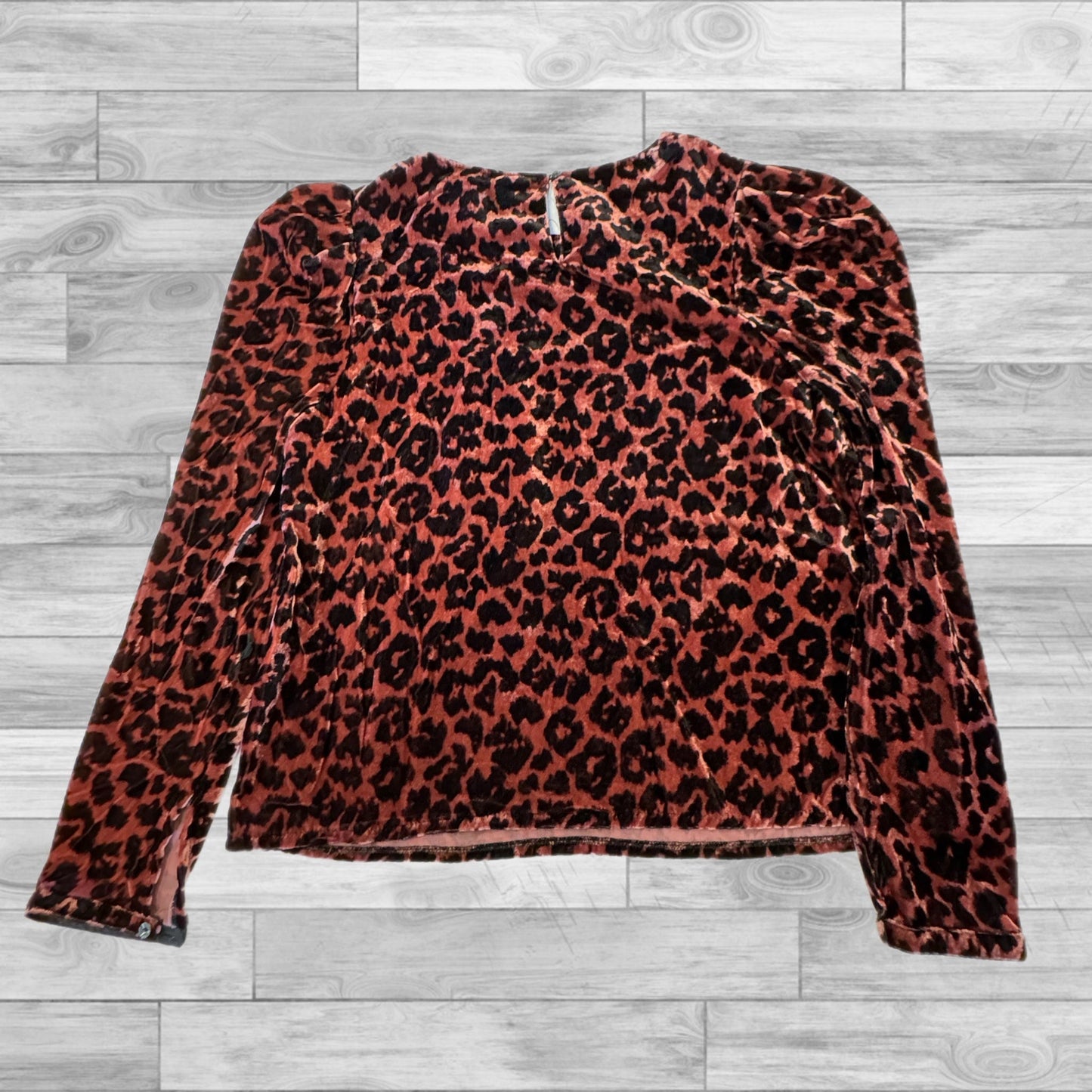 Animal Print Top Long Sleeve Dolan Left Coast, Size M