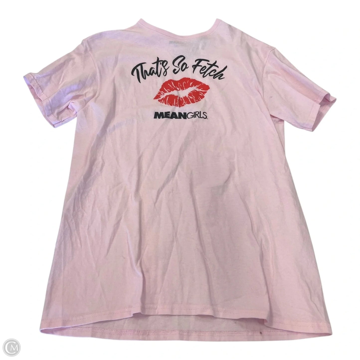Top Short Sleeve Basic By Clothes Mentor In Pink, Size: M