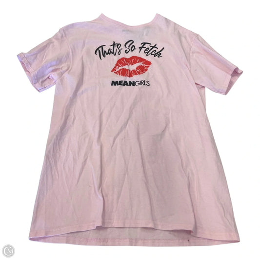 Top Short Sleeve Basic By Clothes Mentor In Pink, Size: M