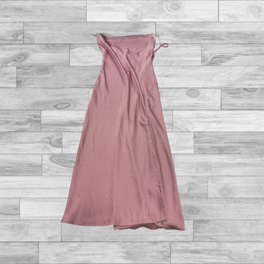 Dress Casual Midi By Clothes Mentor In Pink, Size: L