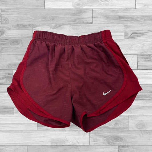 Red Athletic Shorts Nike Apparel, Size Xs