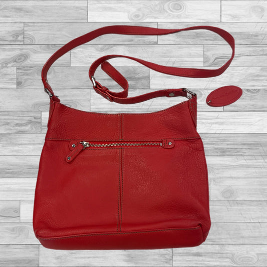 Crossbody Leather By Clothes Mentor, Size: Medium