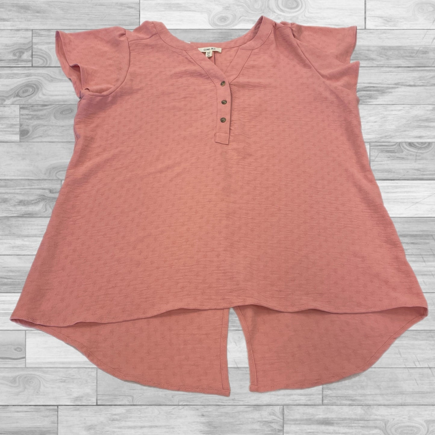 Top Short Sleeve By Clothes Mentor In Pink, Size: L