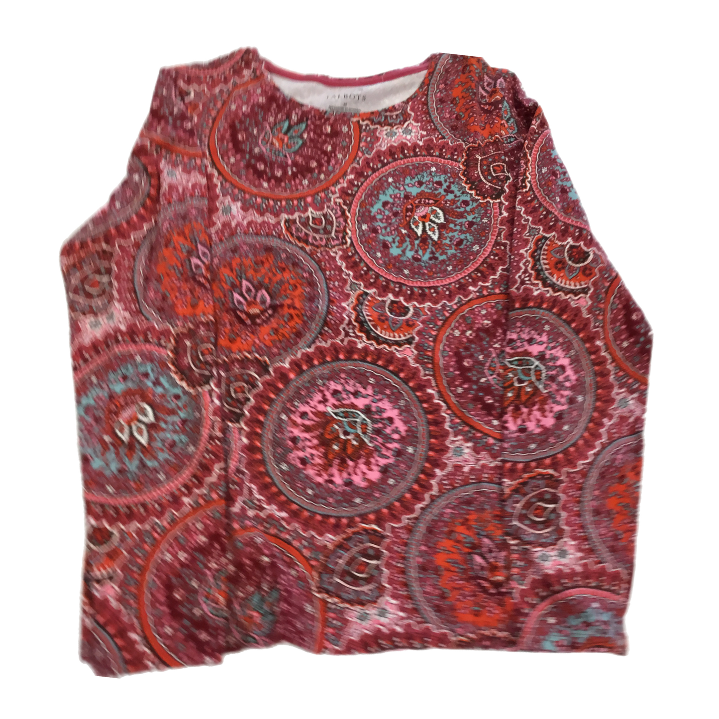 Top Long Sleeve Basic By Talbots In Multi-colored, Size: M