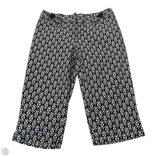 Capris By Ann Taylor In Black & White, Size: 2p