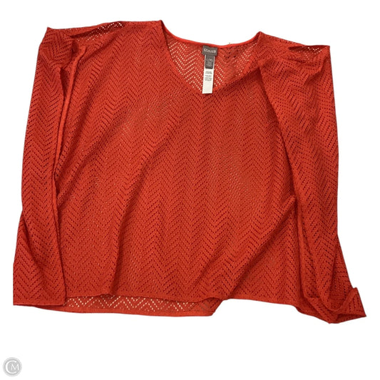 Swimwear Cover-up By Chicos In Orange, Size: L
