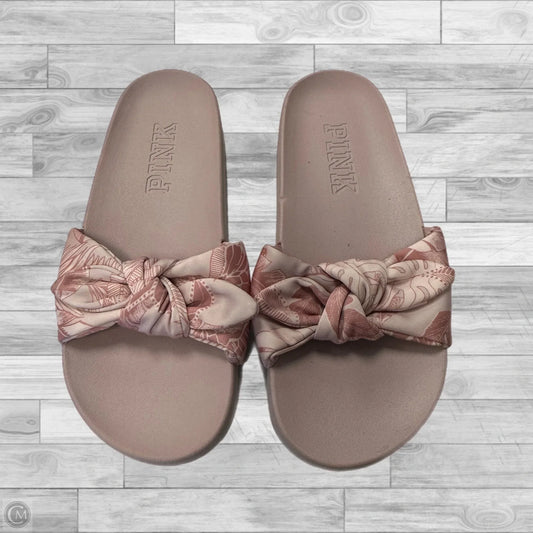 Sandals Flats By Pink In Pink, Size: 10