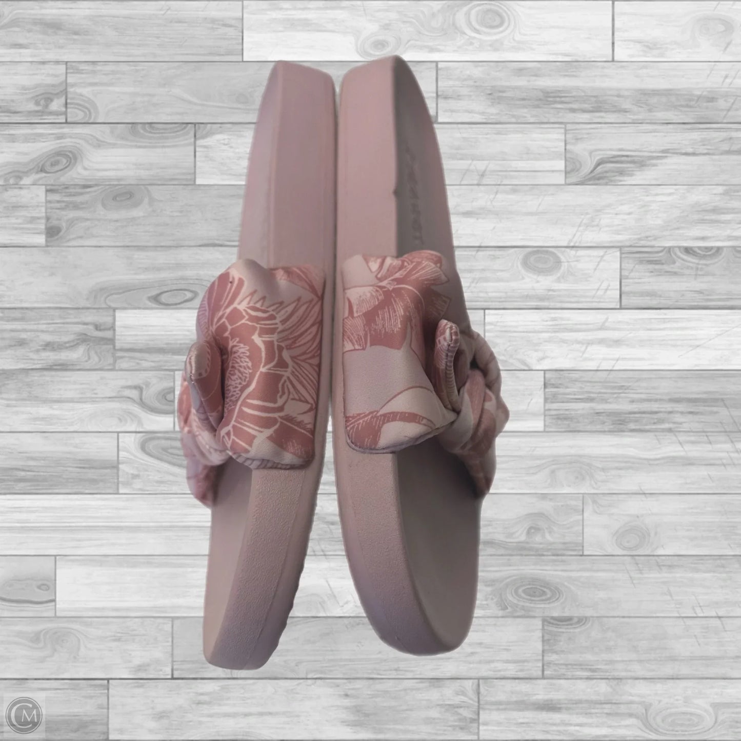 Sandals Flats By Pink In Pink, Size: 10