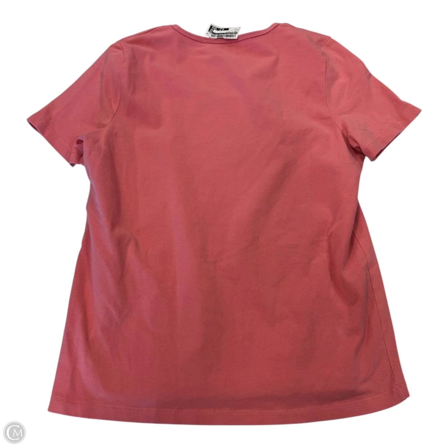 Top Short Sleeve Basic By Jones And Co In Pink, Size: L