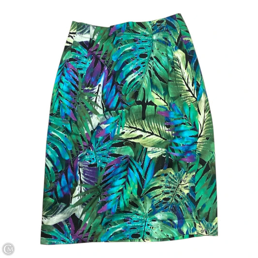 Skirt Mini & Short By Worth Ny In Tropical Print, Size: 10