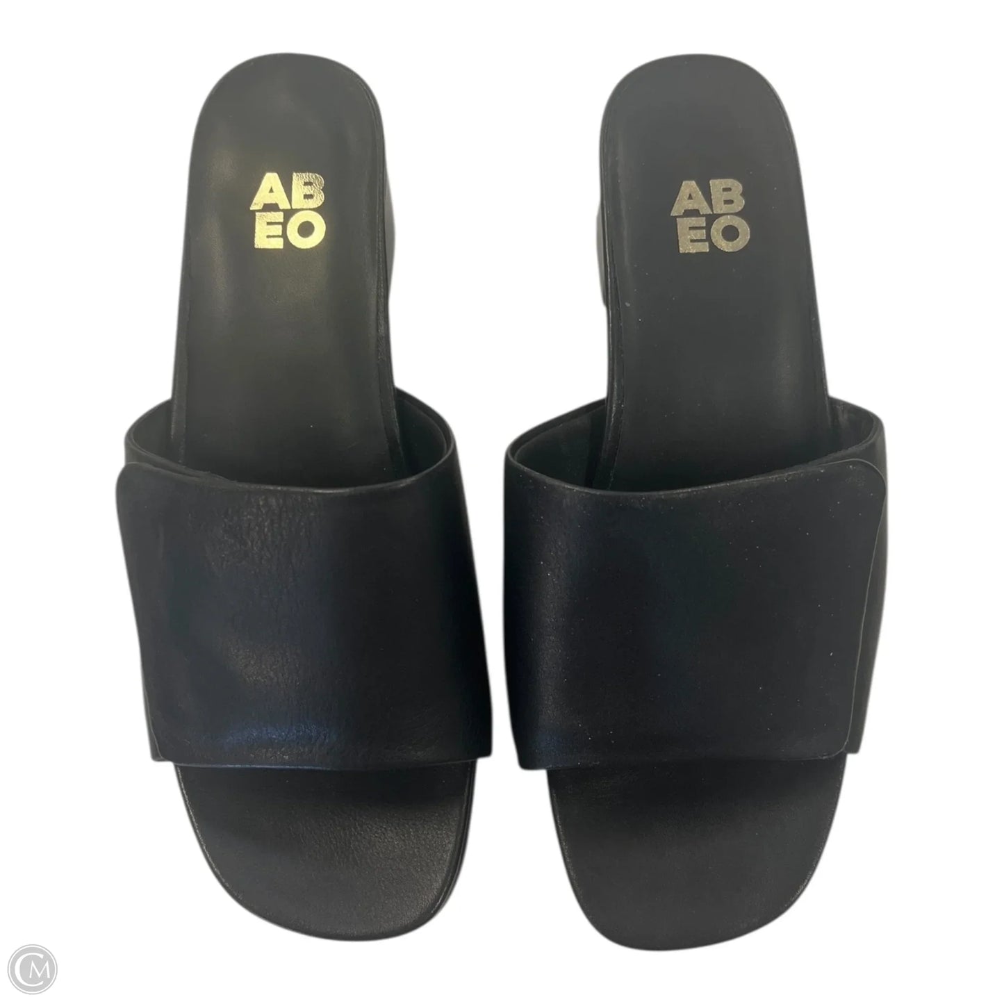Sandals Heels Block By Abeo In Black, Size: 6.5