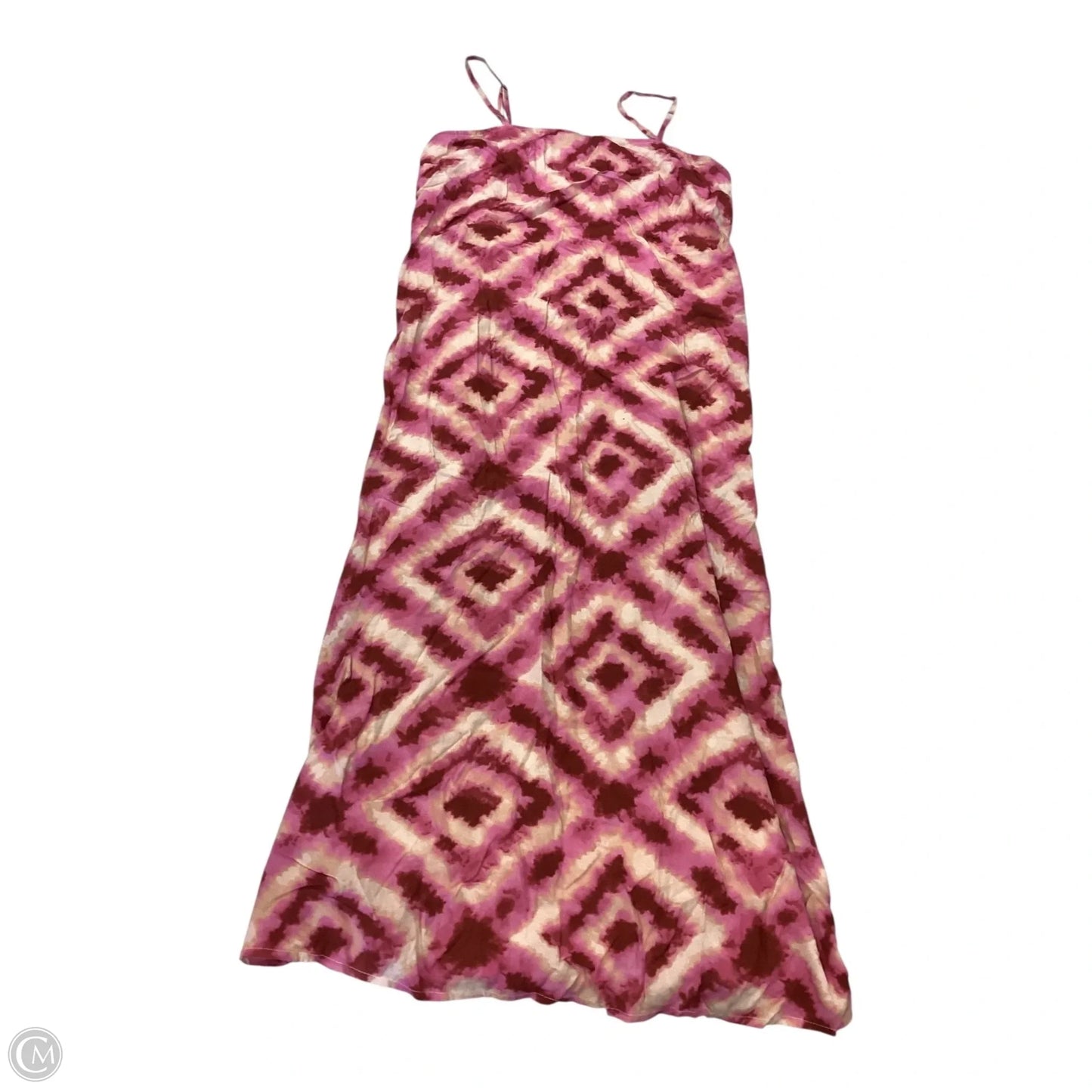 Dress Casual Maxi By Japna In Orange & Pink, Size: L