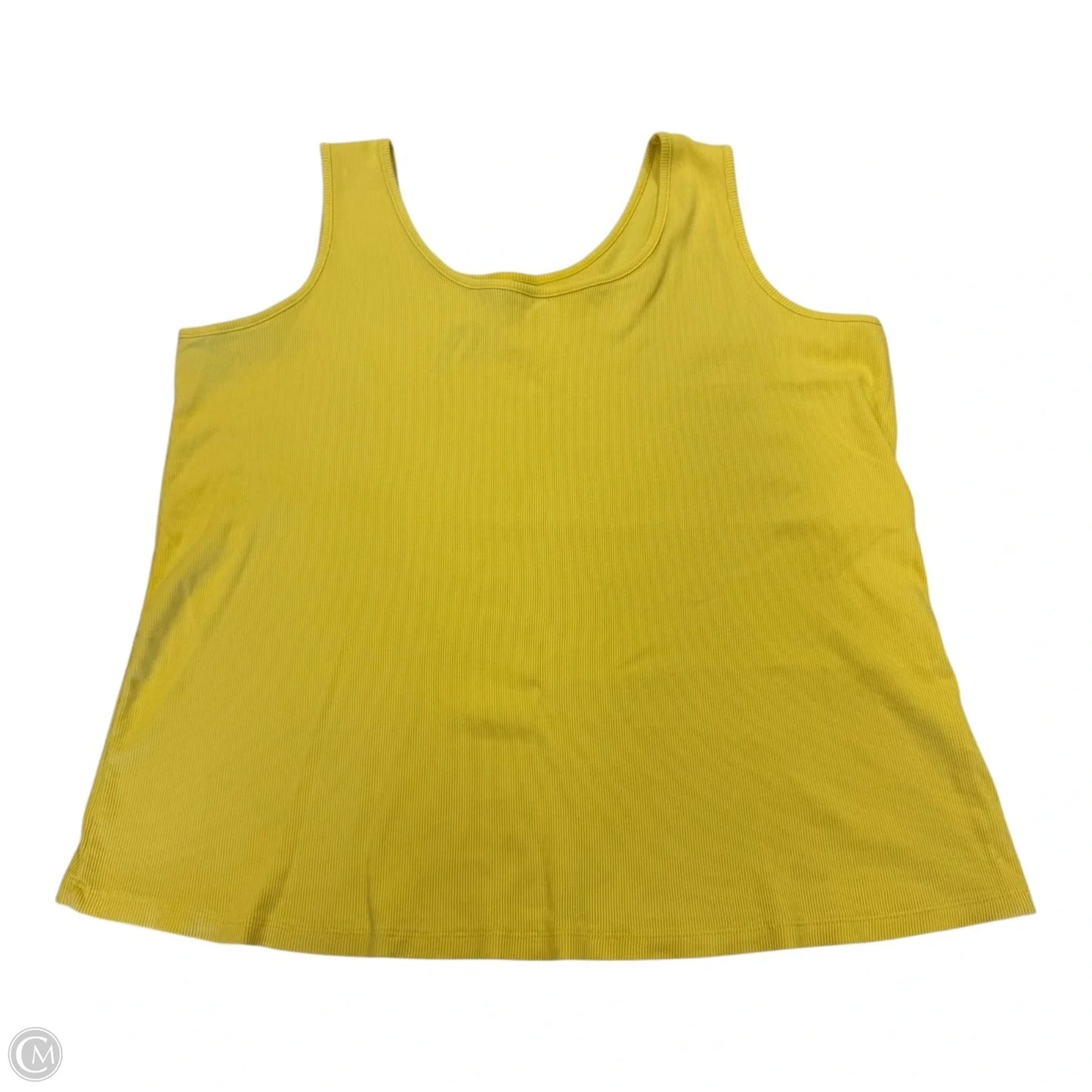 Tank Top By Woman Within In Yellow, Size: 1x