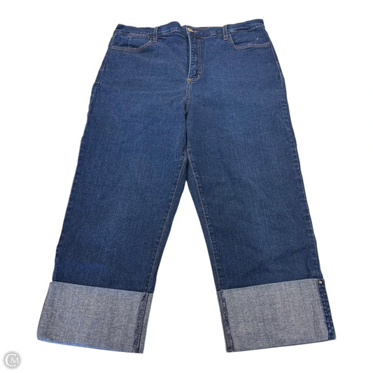 Jeans Boyfriend By Not Your Daughters Jeans In Blue, Size: 18