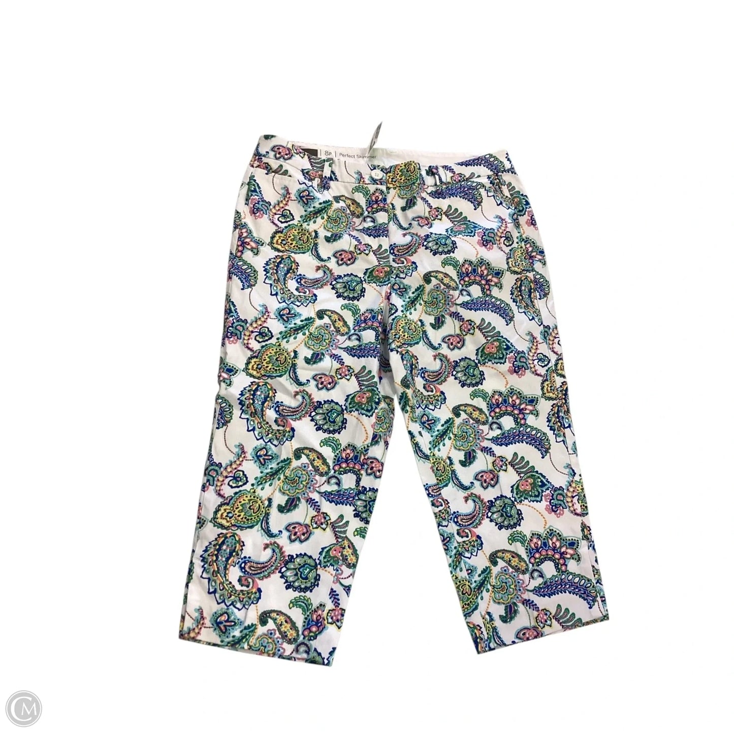 Capris By Clothes Mentor In Paisley Print, Size: 8p