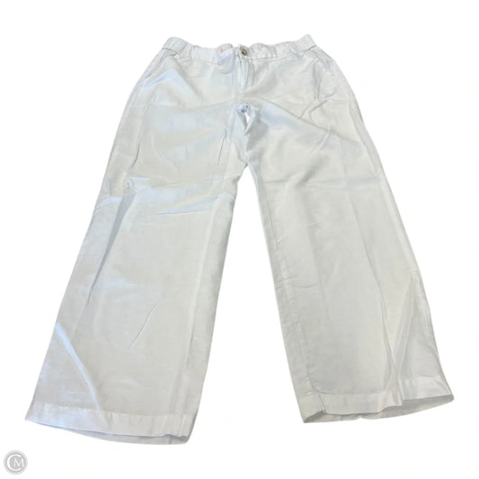 Pants Cropped By Liz Claiborne In White, Size: Mp