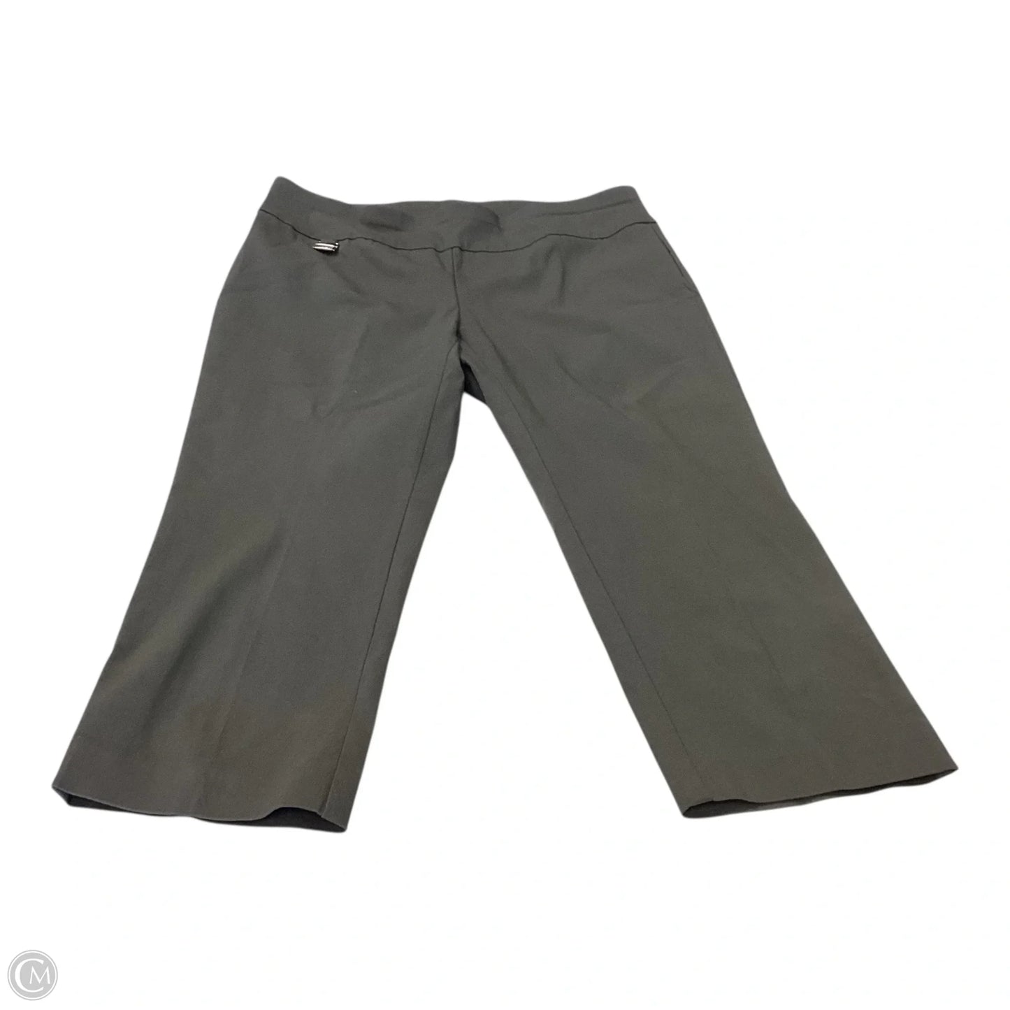 Pants Cropped By Alfani In Green, Size: 8p