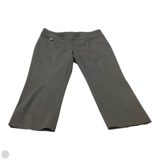 Pants Cropped By Alfani In Green, Size: 8p