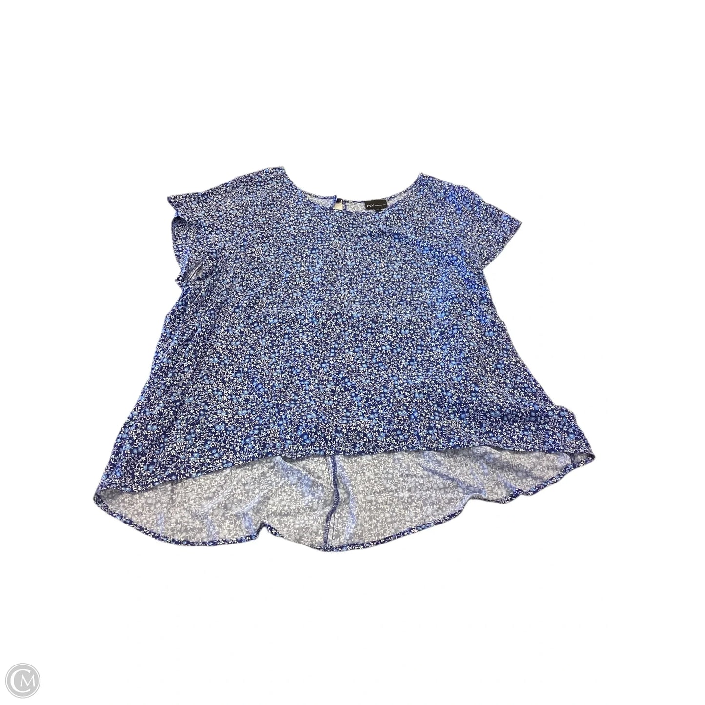 Top Short Sleeve By Jones New York In Floral Print, Size: 2x