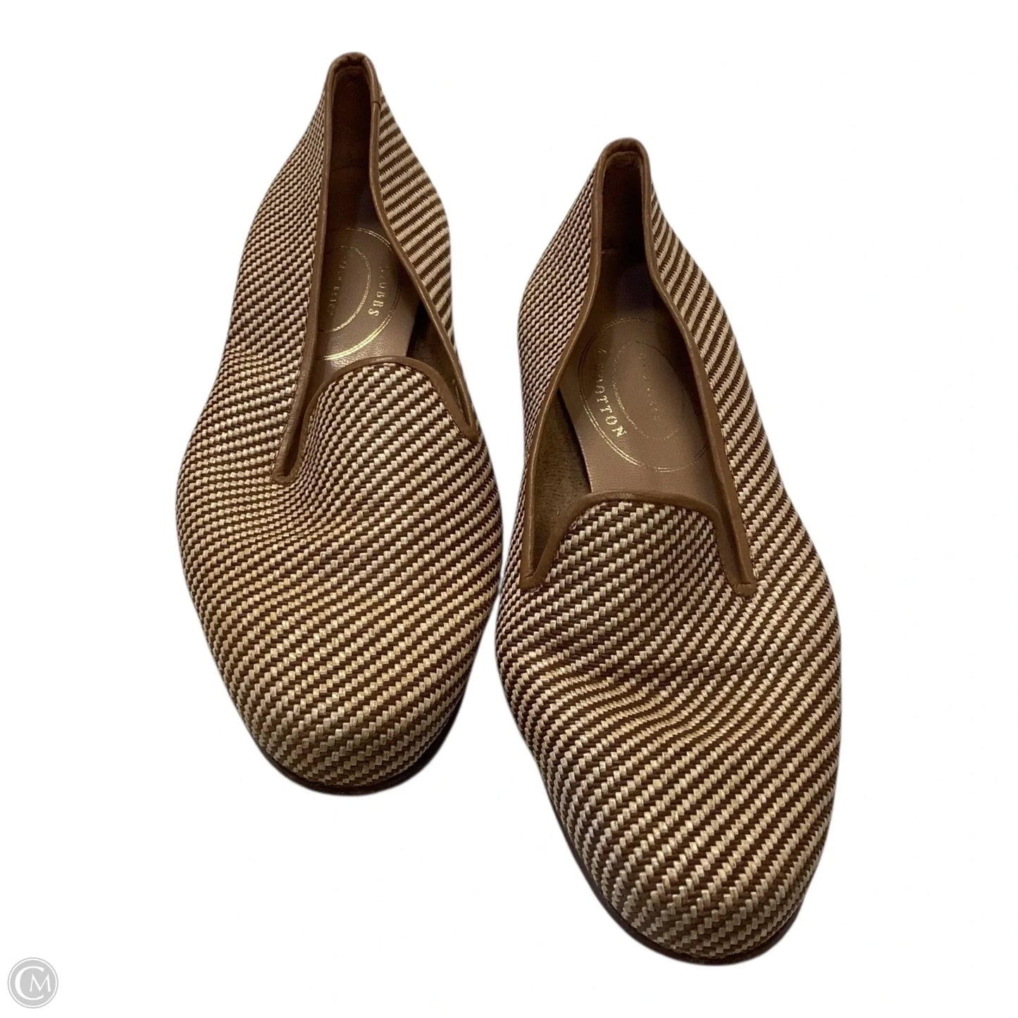 Shoes Flats By Clothes Mentor In Brown, Size: 9.5