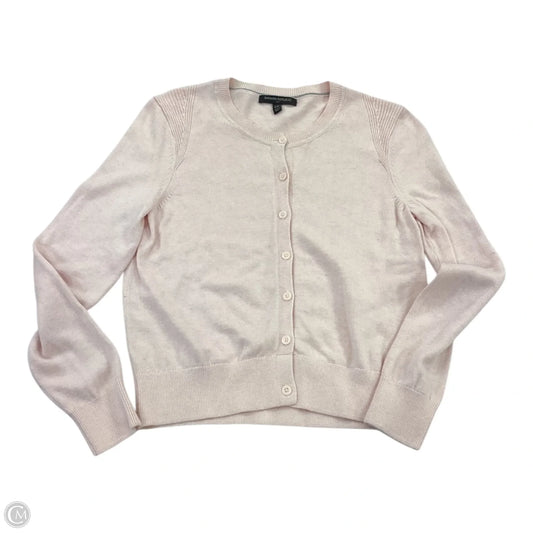 Sweater Cardigan By Banana Republic In Pink, Size: Sp