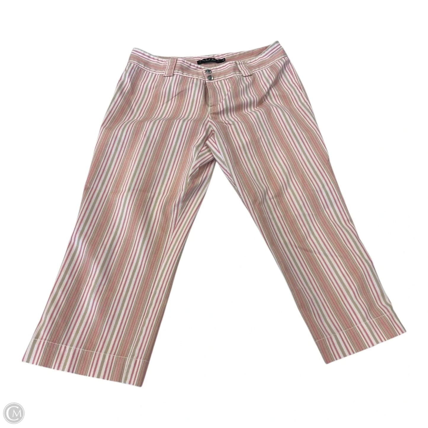 Capris By Laundry In Striped Pattern, Size: 6