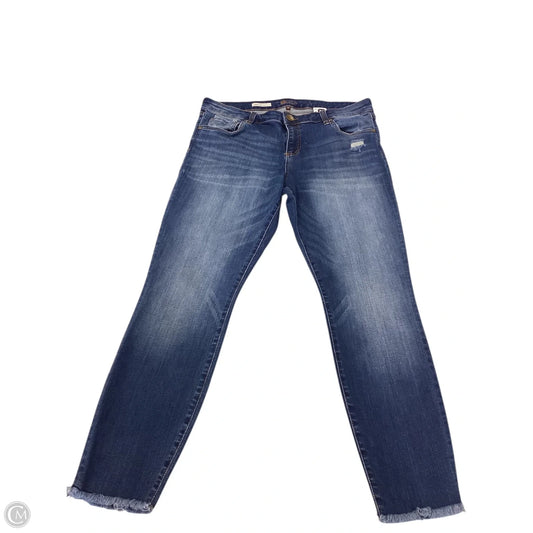 Jeans Skinny By Kut In Navy, Size: 14