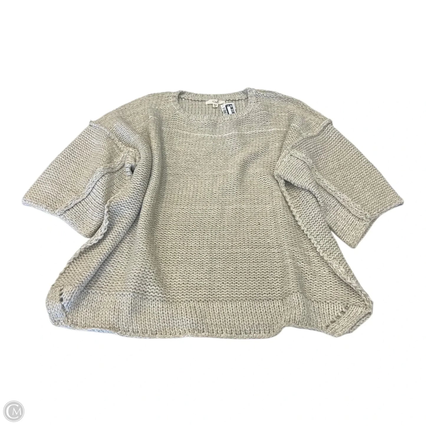 Sweater By Easel In Cream, Size: M