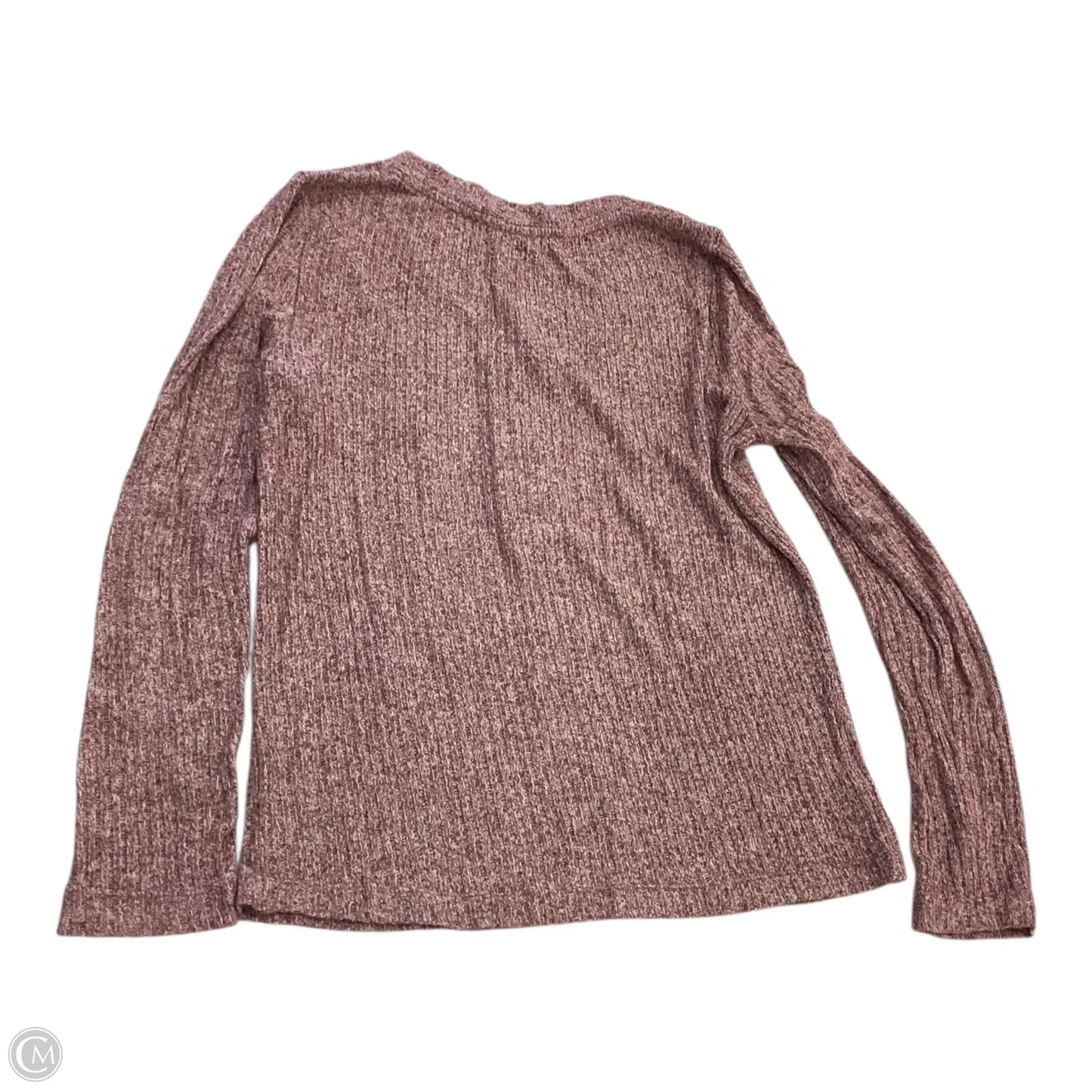 Top Long Sleeve By Loft In Red, Size: M