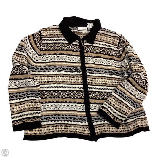 Jacket Other By Croft And Barrow In Black & Tan, Size: Xl