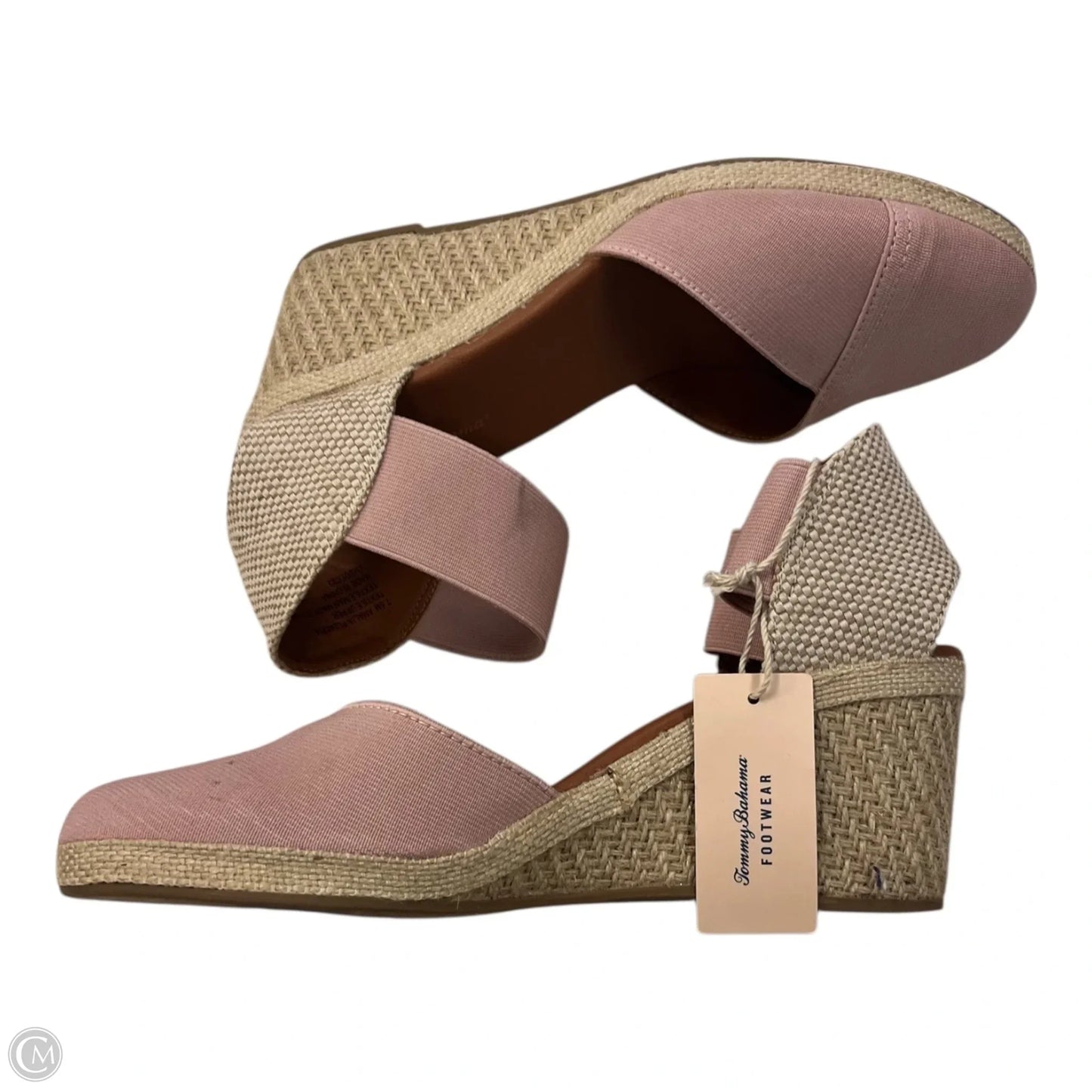 Shoes Heels Wedge By Tommy Bahama In Pink, Size: 7.5