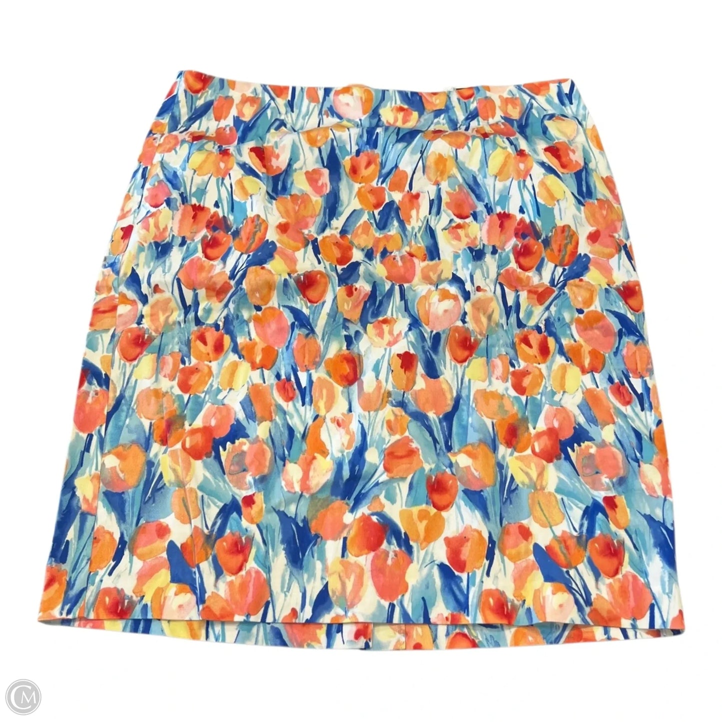 Skirt Midi By Talbots In Floral Print, Size: 14