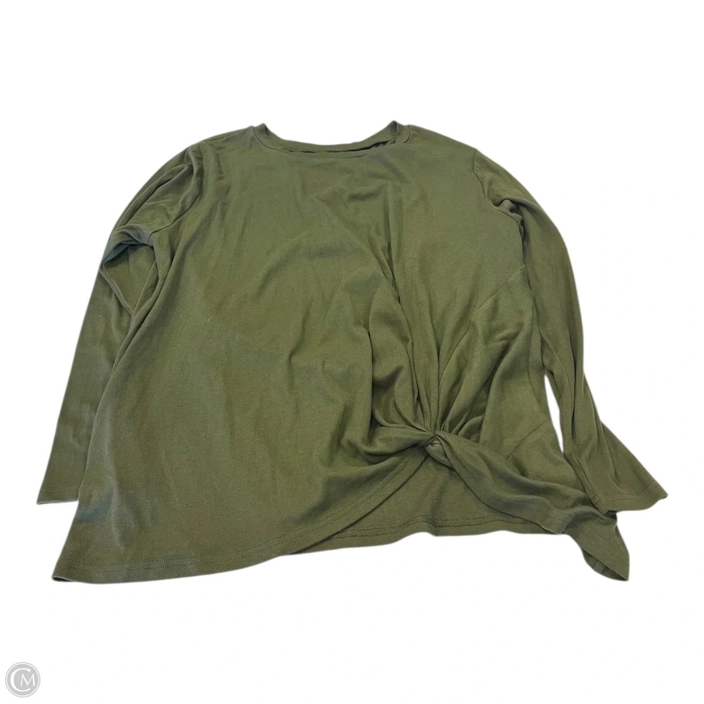 Top Long Sleeve By Clothes Mentor In Green, Size: Xxl