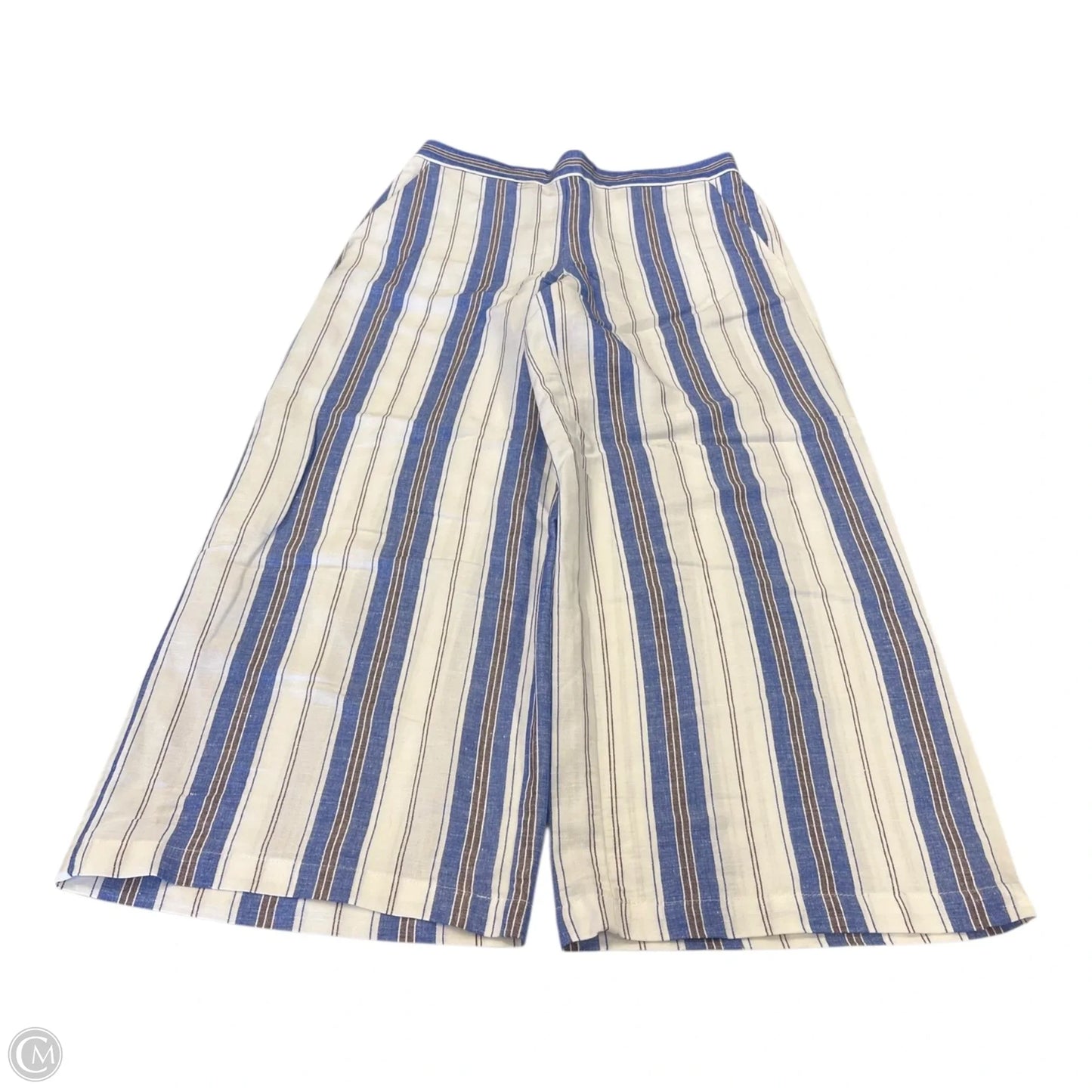 Pants Linen By Loft In Striped Pattern, Size: S