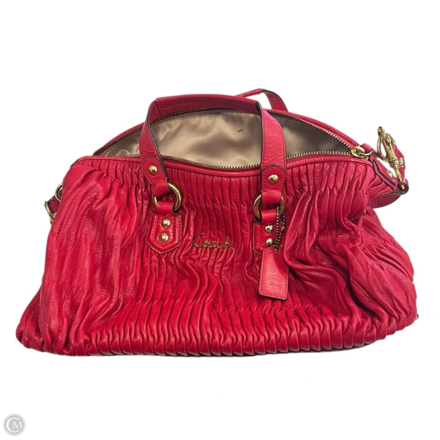 Handbag Designer By Coach, Size: Medium