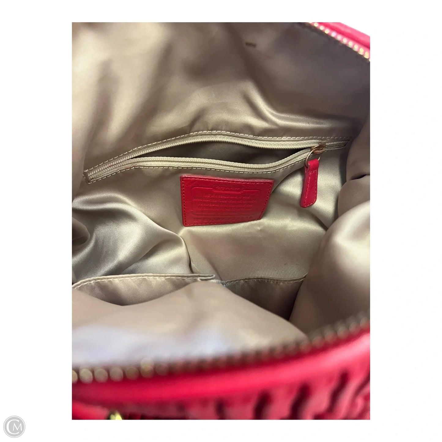 Handbag Designer By Coach, Size: Medium