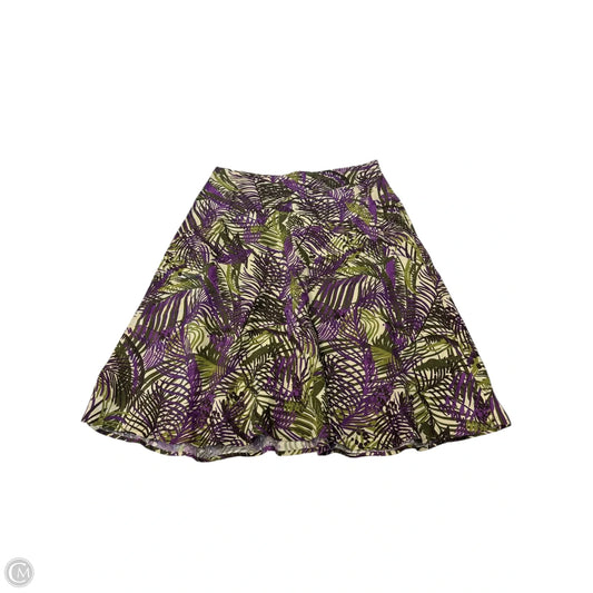 Skirt Midi By Charter Club In Tropical Print, Size: 10